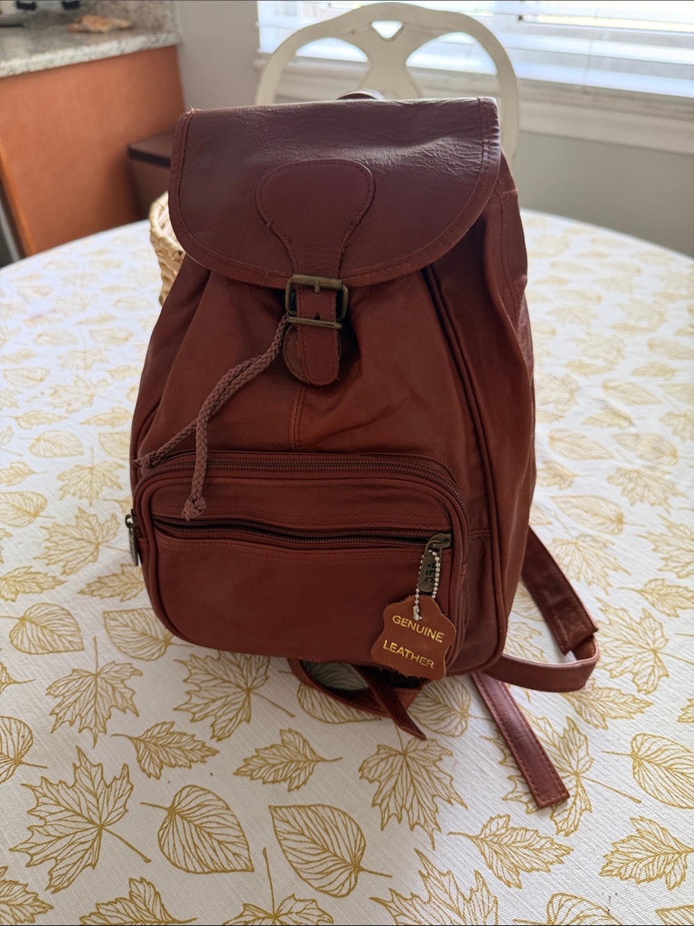 APC AmeriLeather Drawstring Backpack